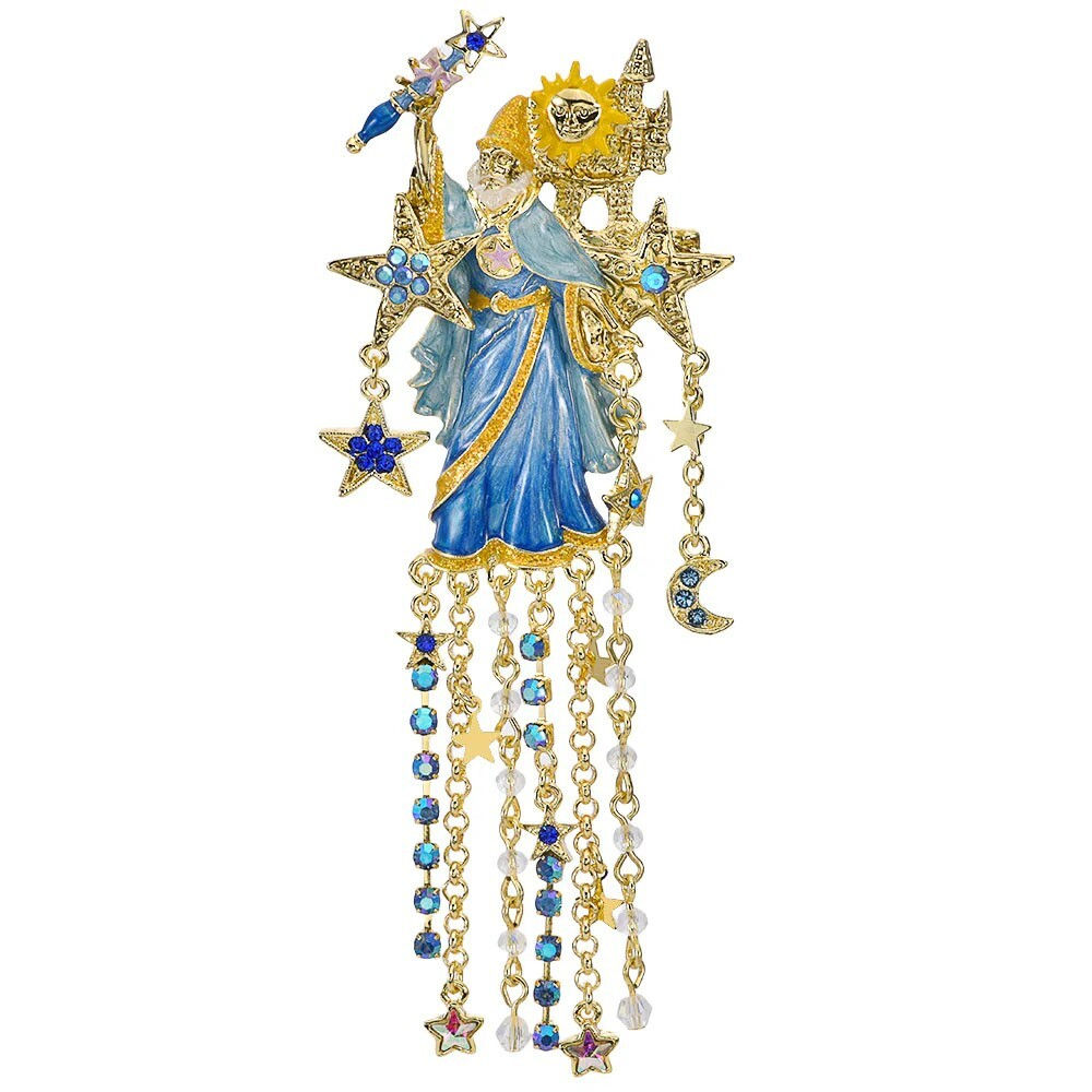 Kirks Folly Wizard King Pin /Pendant goldtone