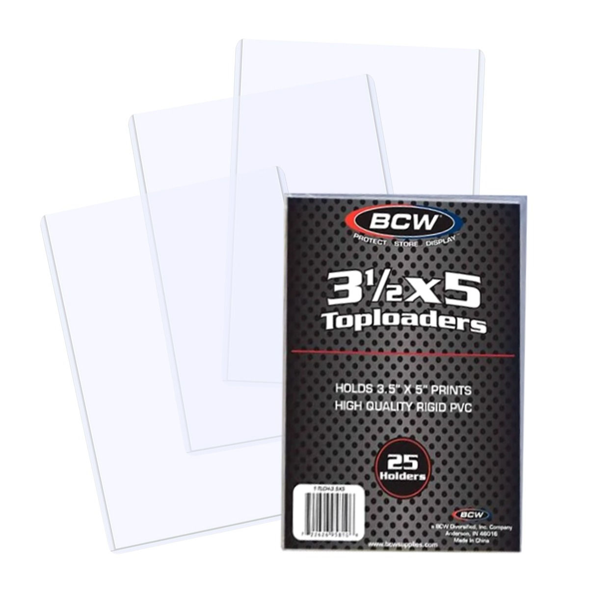3.5 x 5 Topload Holder 25 Holders per pack