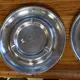 3 Vtg Allegheny Ludlum Stainless Ashtrays