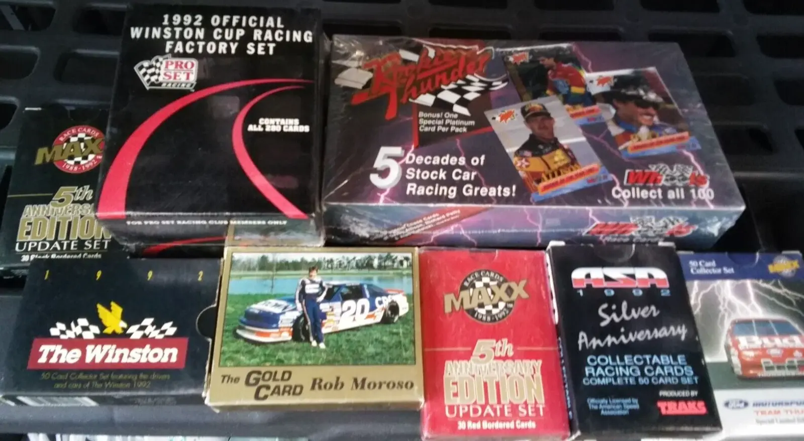 8 Racing Car Cards Set 1992