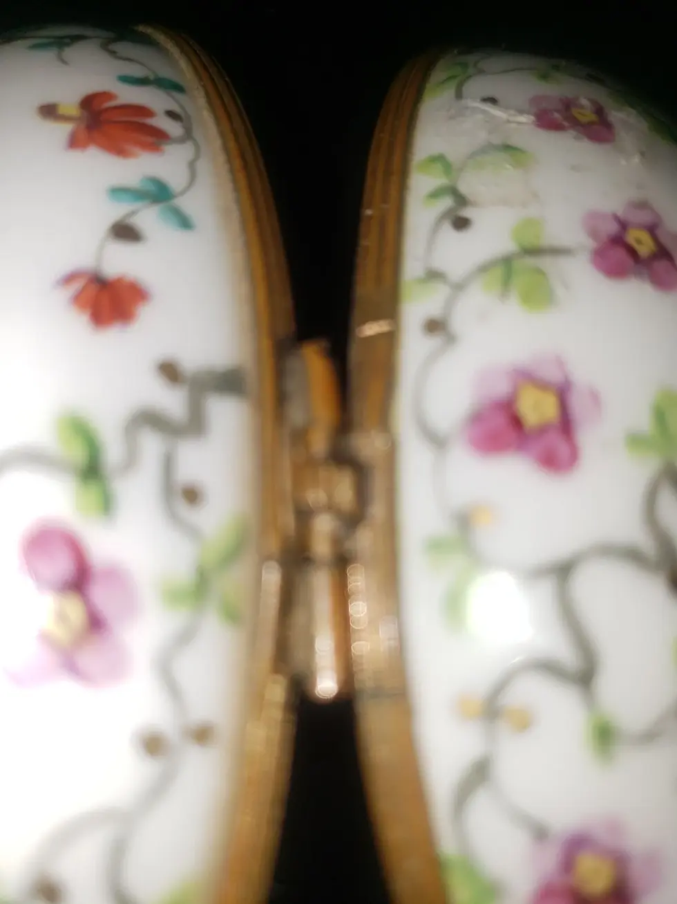 Thumbnail: Tiffany & Co Le Tallec Painted Trinket Box