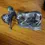 Thumbnail: Vtg Ricker Pewter Cougar & Dog Figurines