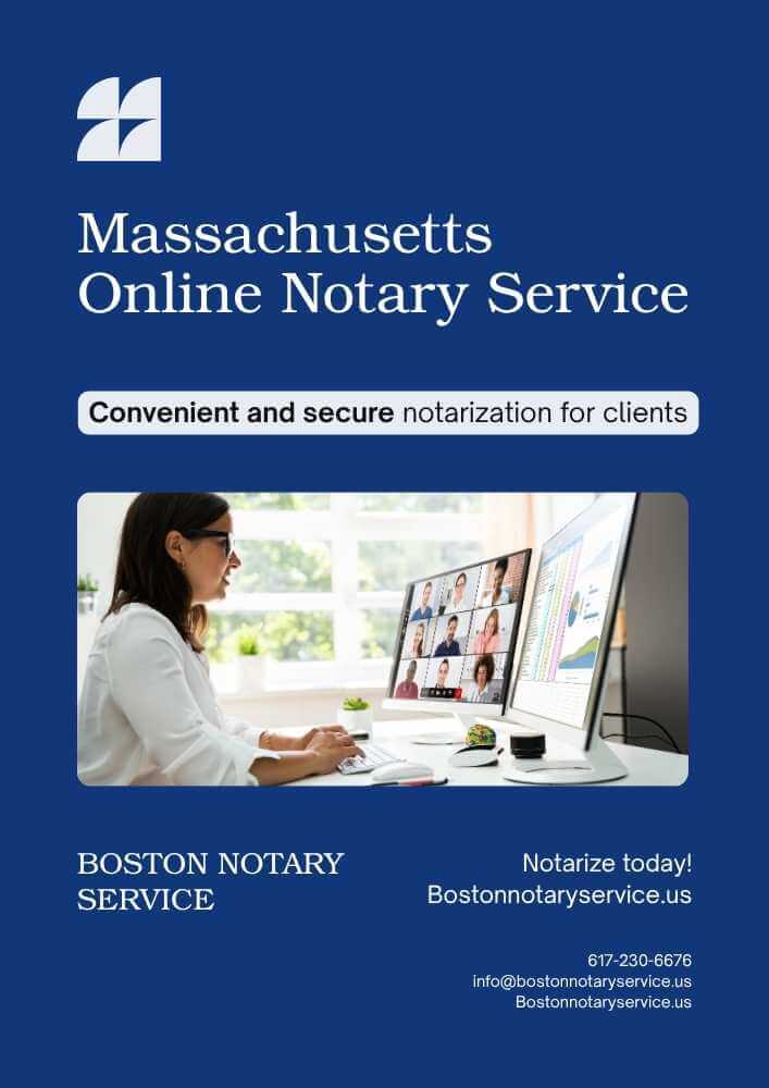 Massachusetts Online Notary Service - Notarize with Online Notaries