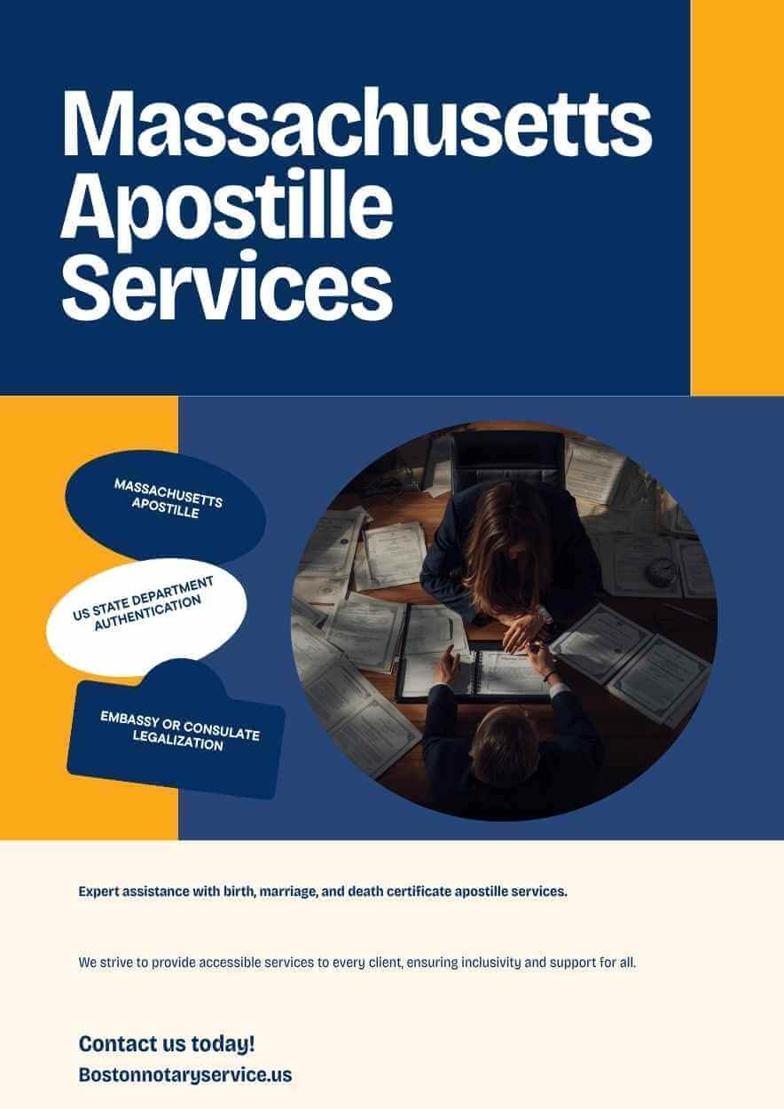 Massachusetts Apostille Service: Birth, Marriage Death Certificate Apostille services in massachusetts
