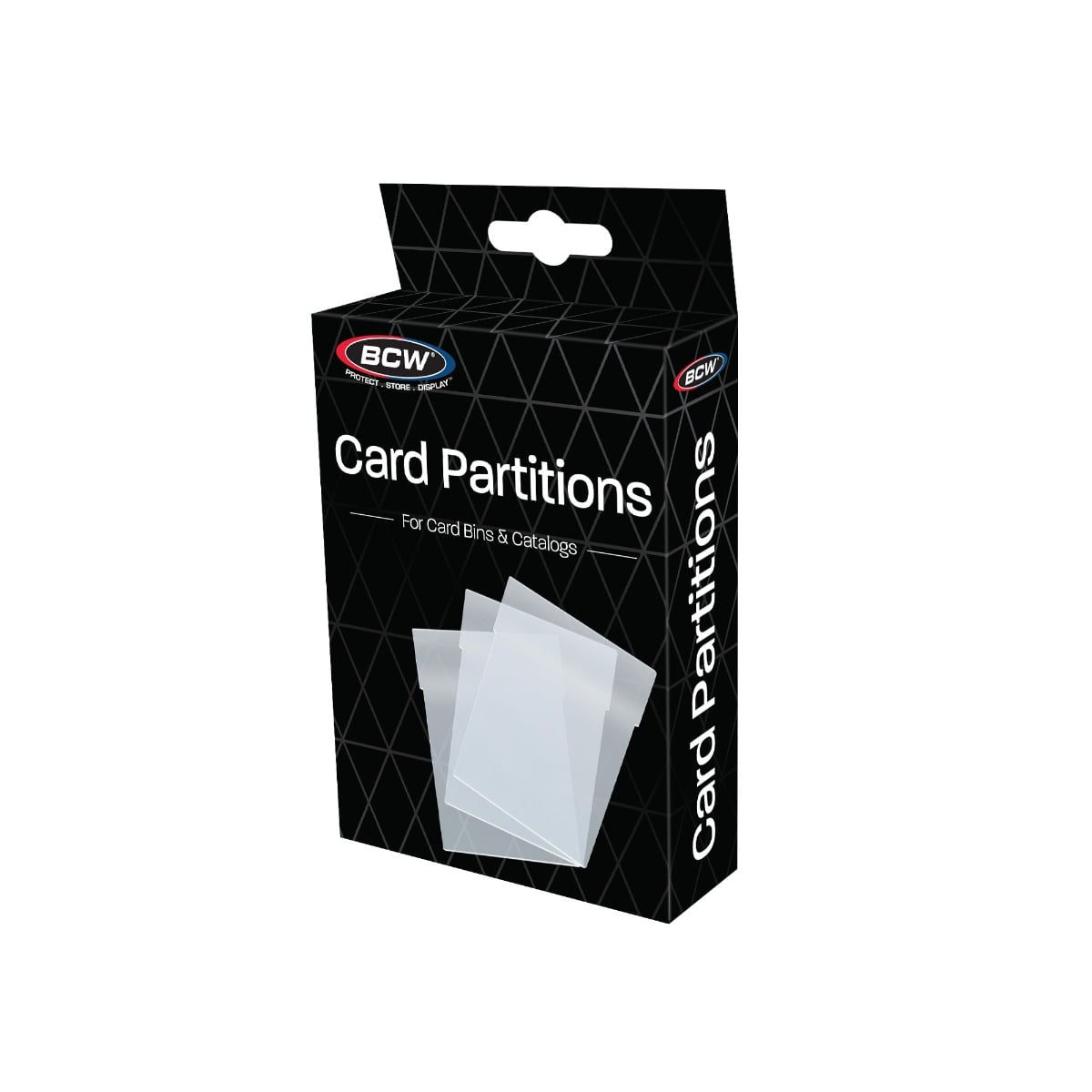 Card Partitions Clear (3200 bins) 12 per pack
