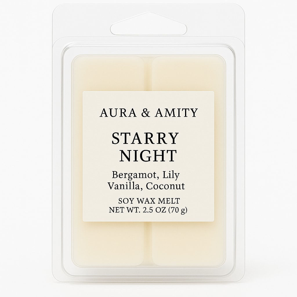 Starry Night Soy Wax Melt – A Tranquil Evening Escape
