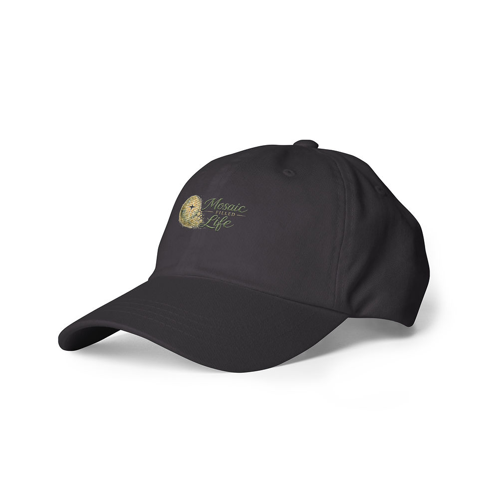 Thumbnail: Mosaic Filled Life Embroidered Dad hat