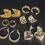 Thumbnail: Vtg to Modern Mixed Materials Jewelry Lot 19pc