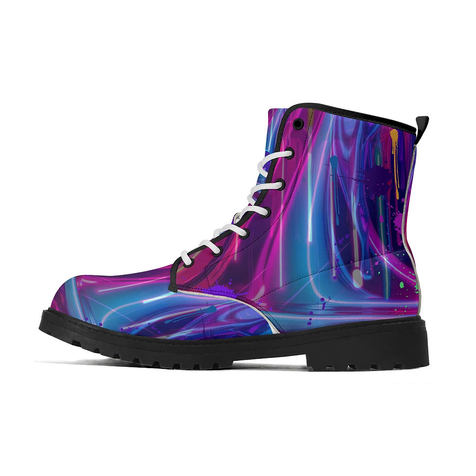 Thumbnail: Women's Upgraded Black Outsole Leather Boots-V2