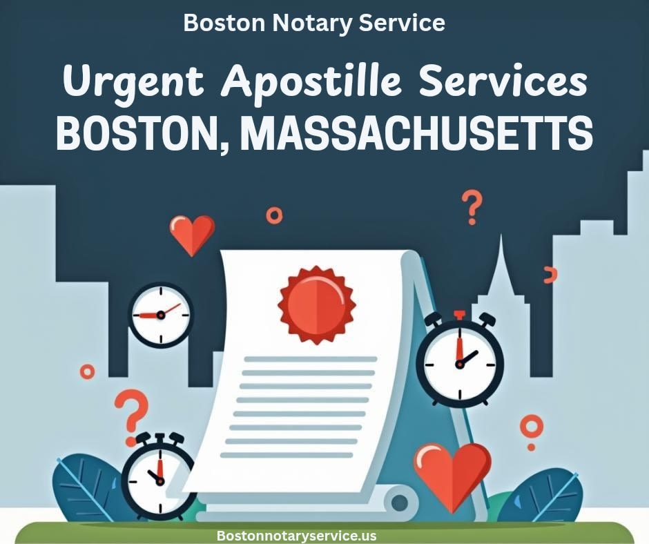 Urgent Death Certificate Apostille Services in Boston, Massachusetts