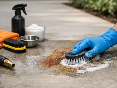 How to Remove Concrete Stains That Last