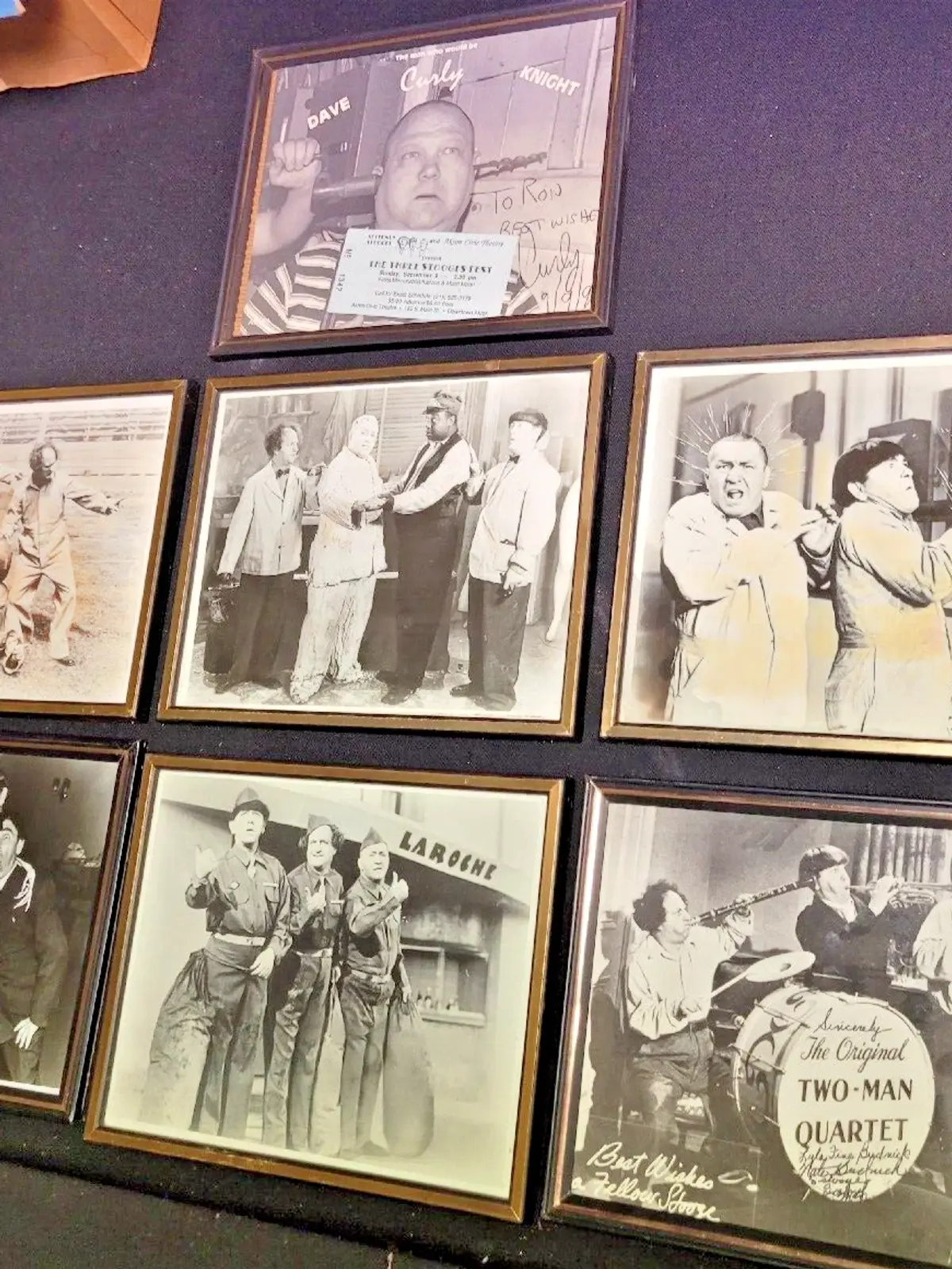 7 Three Stooges 8x10 Glossy Vintage Photos