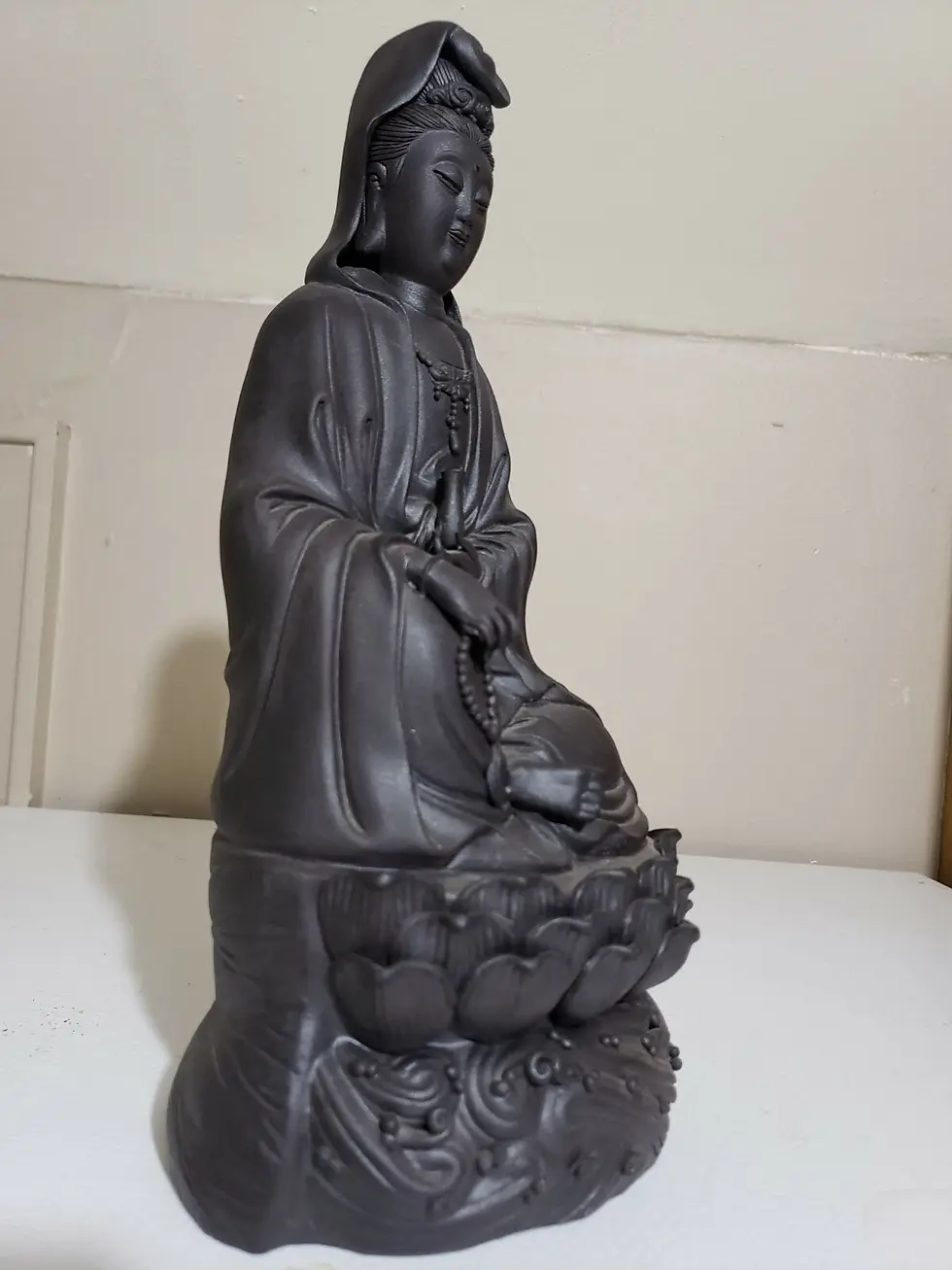 Thumbnail: Sitting Goddess Quan Yin Statue 13in