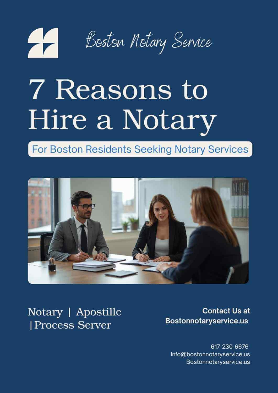 7 Reasons You Should Hire a Professional Notary in Boston Instead of Doing It Yourself
