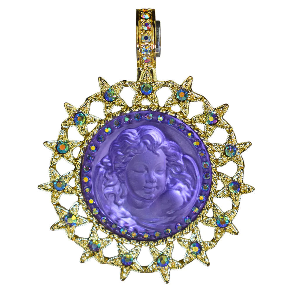 KIRKS FOLLY GODDESS DREAM ANGEL STARLIGHT MAGNETIC ENHANCER goldtone / purple