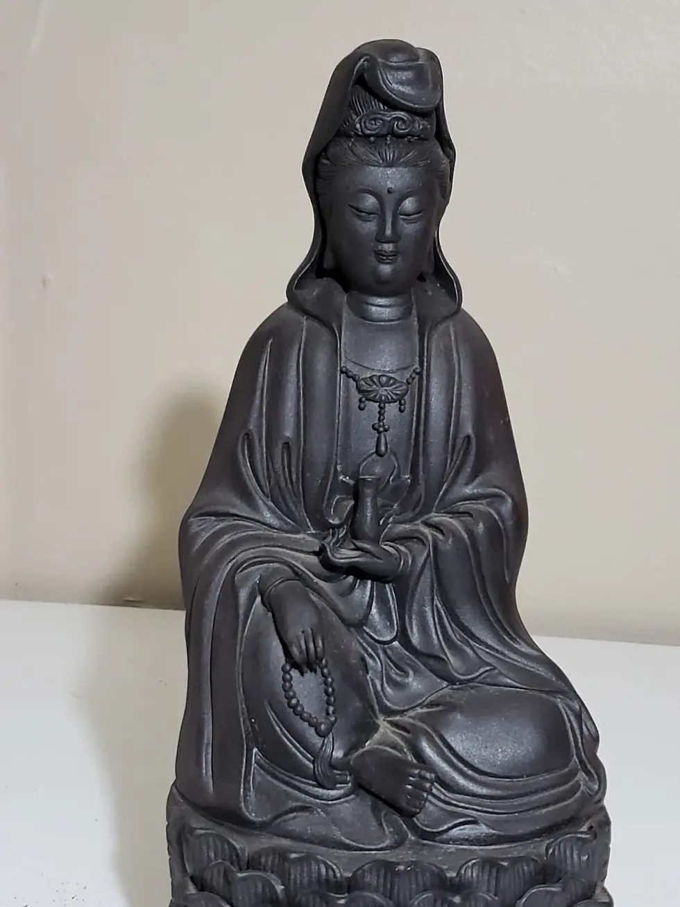 Thumbnail: Sitting Goddess Quan Yin Statue 13in