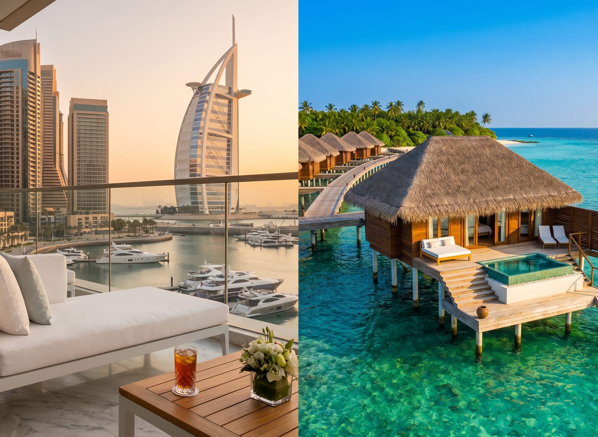 How to Choose Luxury Accommodation in Dubai or Maldives