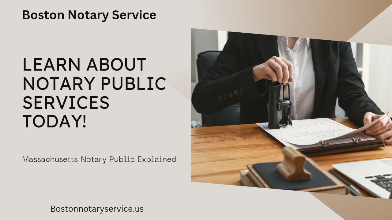 Notary Public Services | Department of State | Commonwealth of Massachusetts