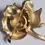 Thumbnail: Trifari Gold-Plated 1960s Blooming Rose Brooch