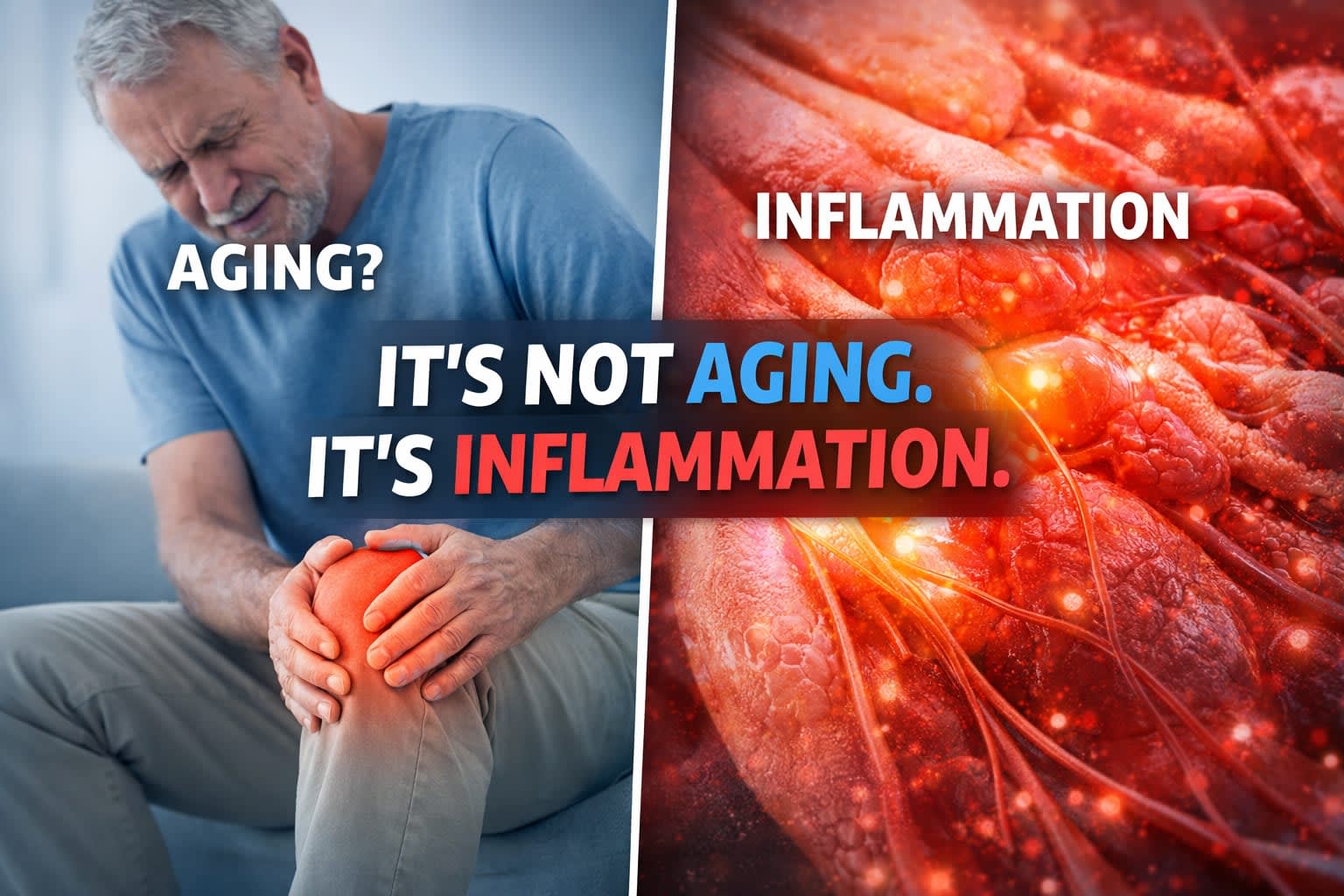 Why Your Pain Isn’t From Aging — It’s From Inflammation (And What You Can Do About It)
