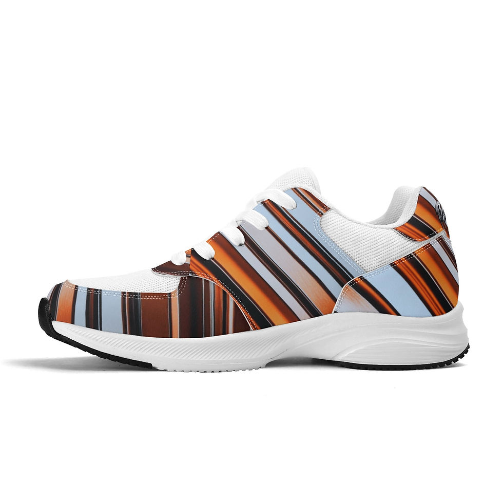 Thumbnail: Adult Low Top Mesh and PU Platform Athletic Shoes WIth Personalized Logo /Name