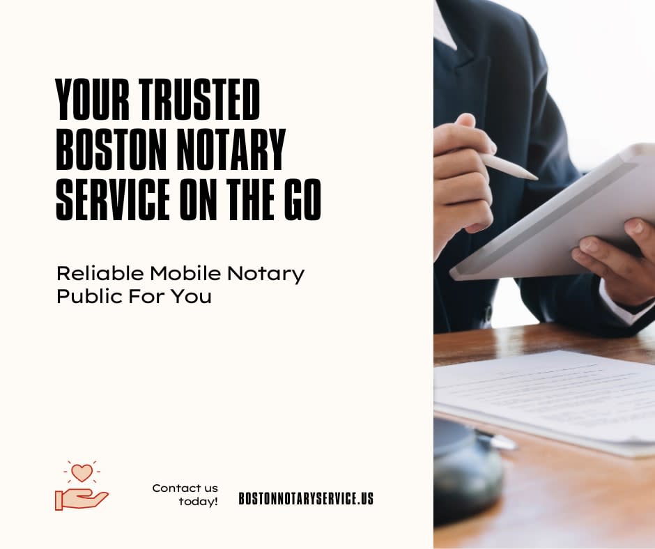 📍 Notary Public Services in Back Bay Boston