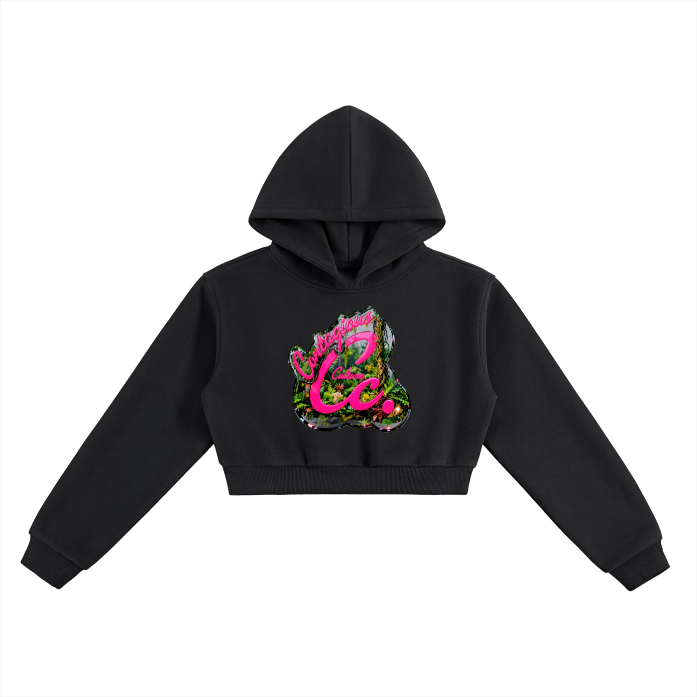 Essential Cropped Hoodie