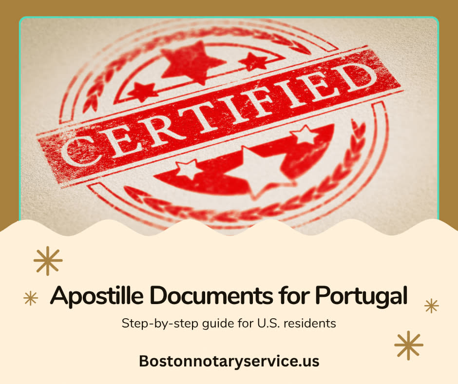 How to Apostille Documents for Portugal from the U.S.
