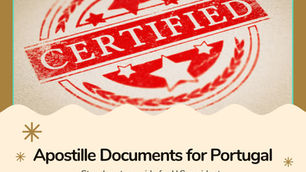 How to Apostille Documents for Portugal from the U.S.