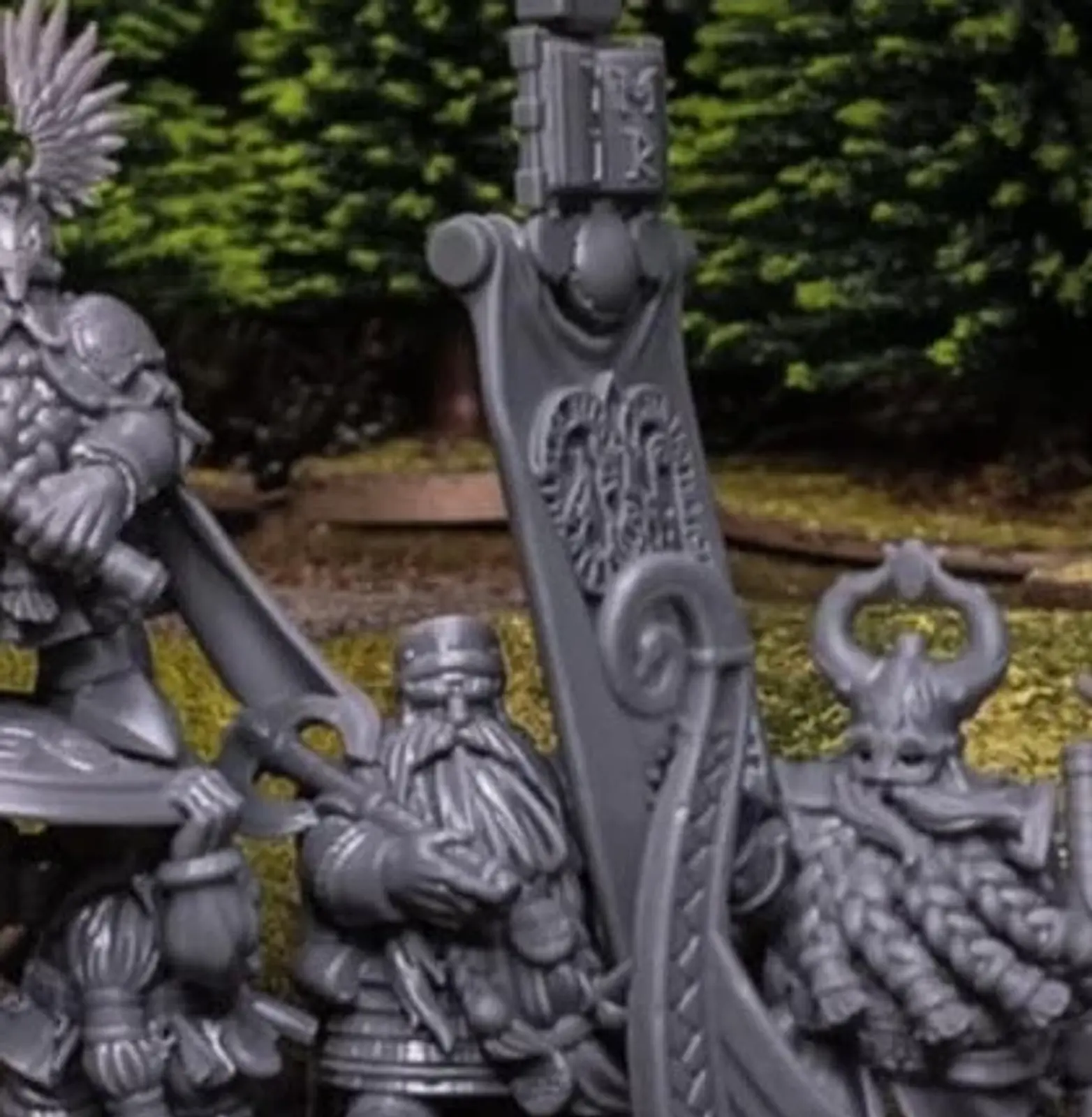 Dwarf Lord with Banner