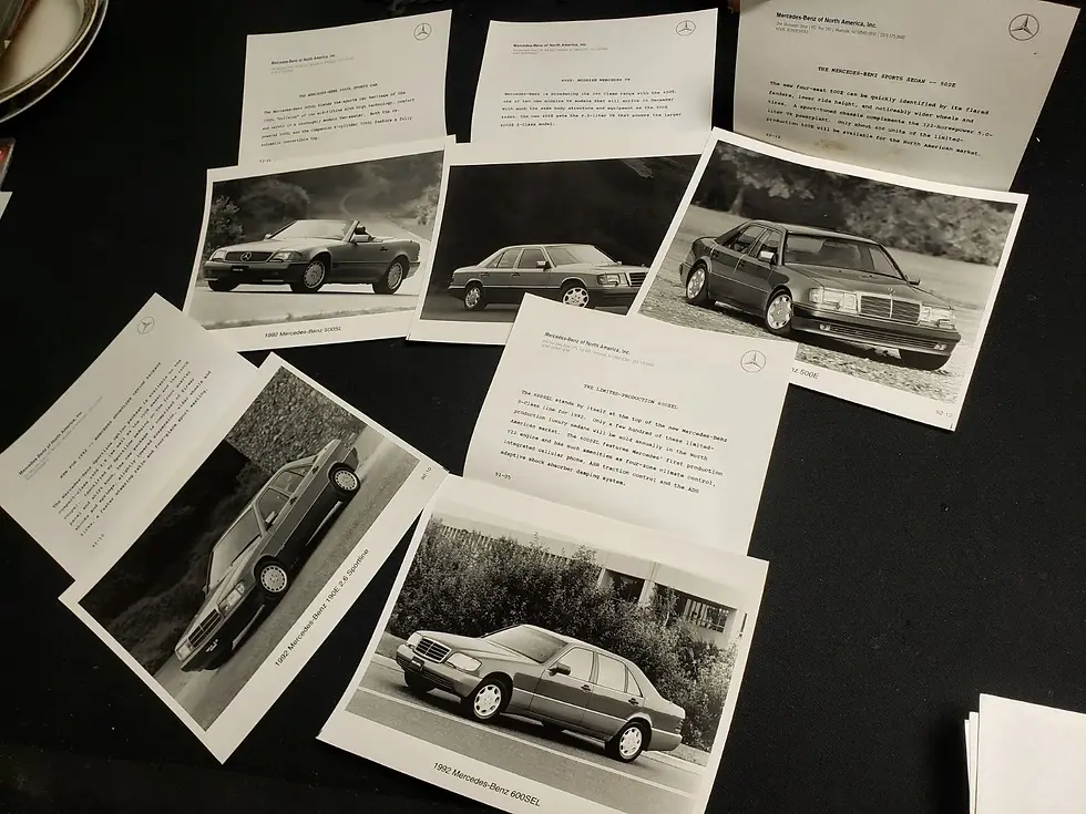 Thumbnail: 1992 Mercedes-Benz Media Info Press Kit