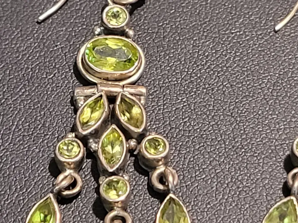 Thumbnail: Peridot Sterling Silver Chandelier Earrings