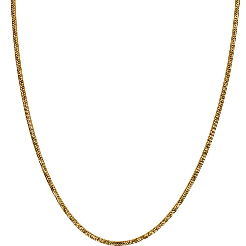 Kirks Folly Sensuous Snake Chain 30" Adjustable Slide Necklace goldtone