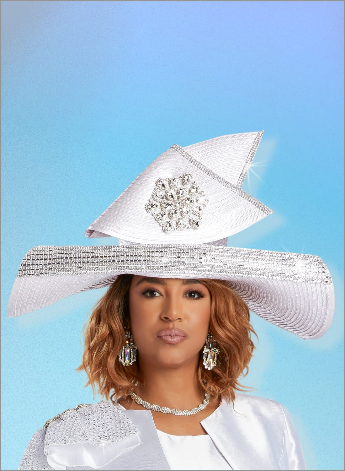 Donna Vinci Hat H5843 WHITE