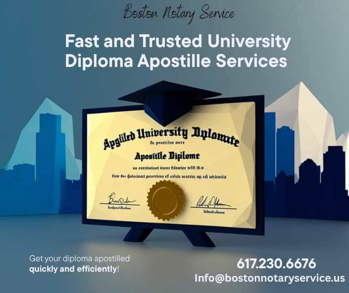 Urgent University Diploma Apostille in Boston, MA – Fast, Trusted, and Experienced