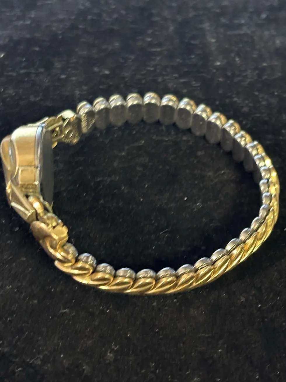 Thumbnail: Benrus Vintage 10k RGP Bezel Ladies Watch