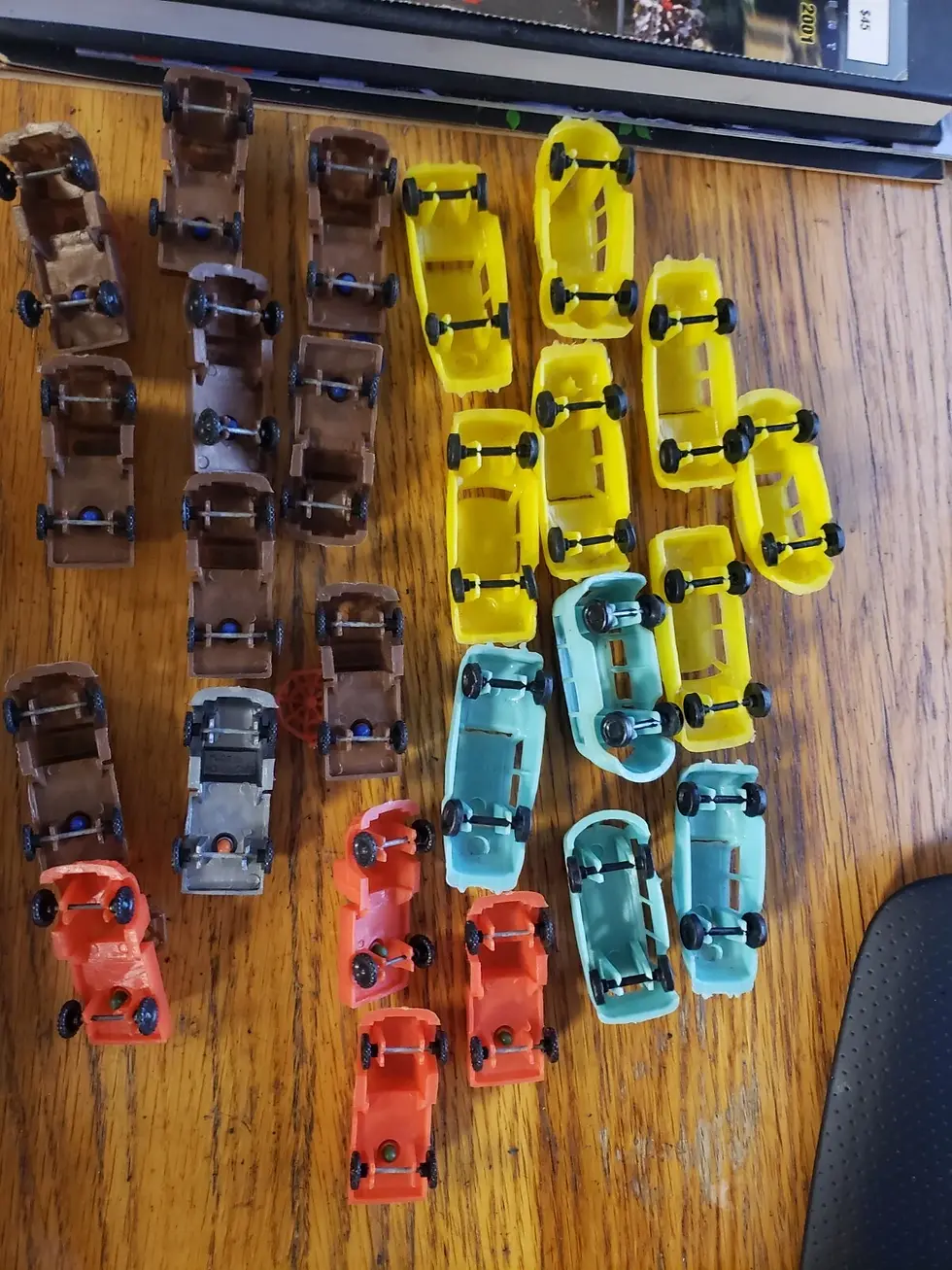 Thumbnail: 25 Vintage Plastic Toy Cars & Jeeps Hong Kong