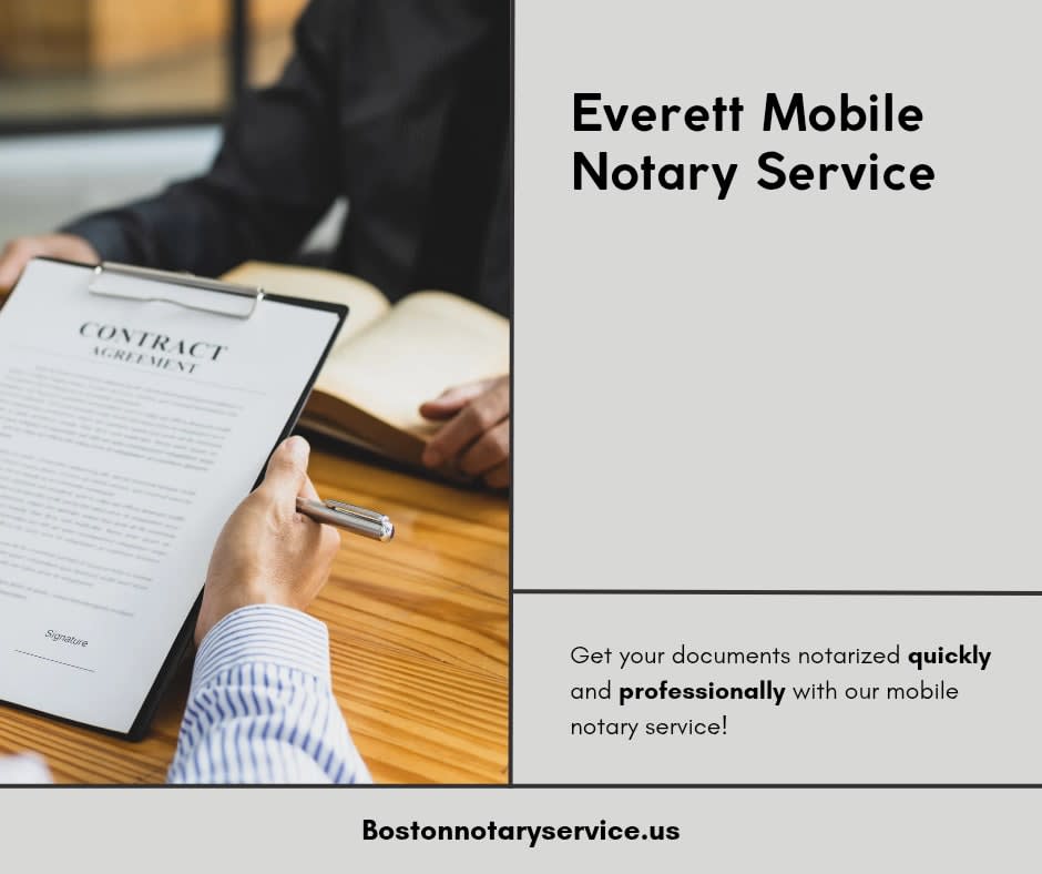 Everett, MA Mobile Notary Service – Fast, Reliable & Professional Notary Public