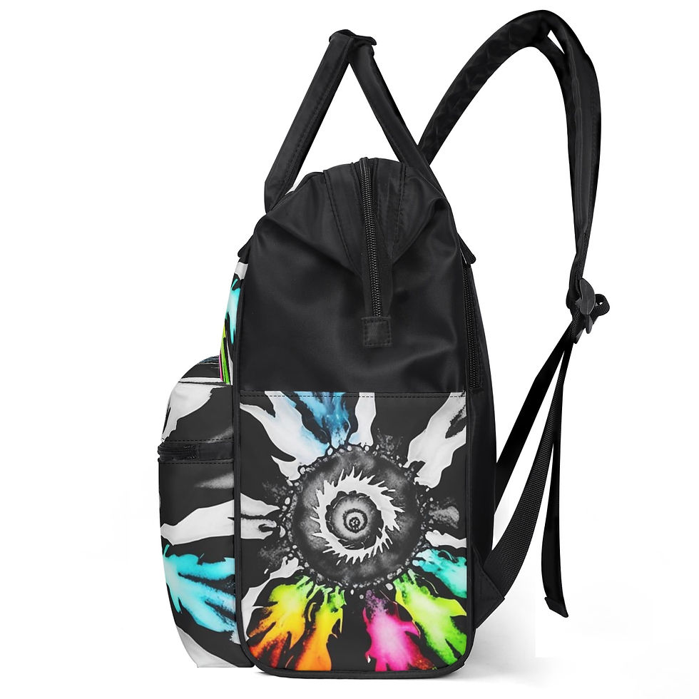 Thumbnail: Full Spec Large Capacity Diaper Bag Mummy Backpack Nursing Duckbilled Backpack