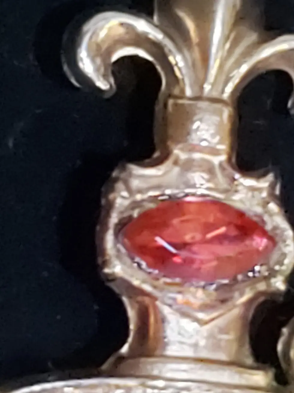 Thumbnail: Vtg Urie Mandle Sword Sheath Chatelaine Pin