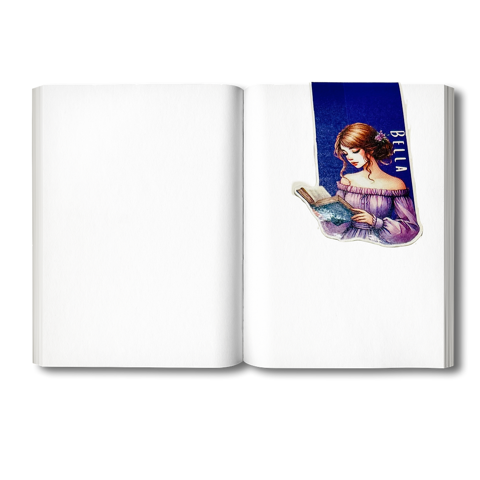 Thumbnail: Purple Personalized Bookmark