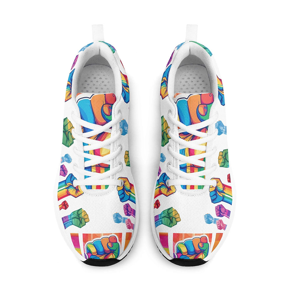Thumbnail: Pride Power Fist" Sneakers