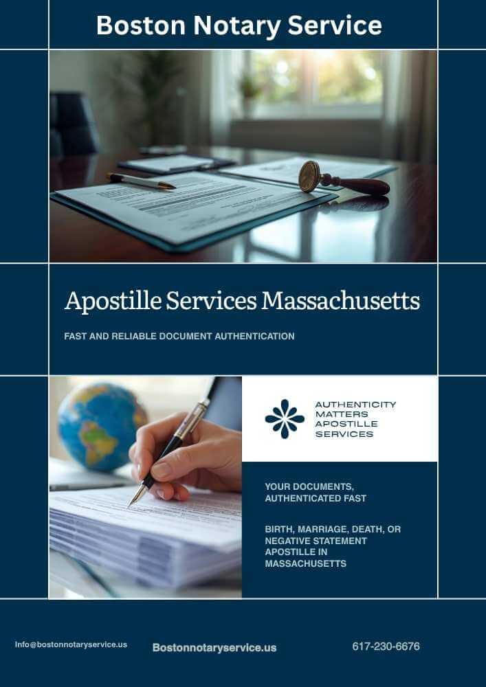 Certificate of Enrollment Apostille in Massachusetts – Boston Notary Service