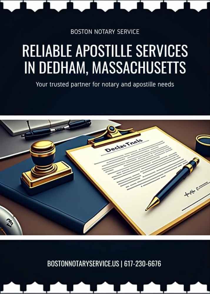 Apostille Services in Dedham, Massachusetts – Boston Notary Service
