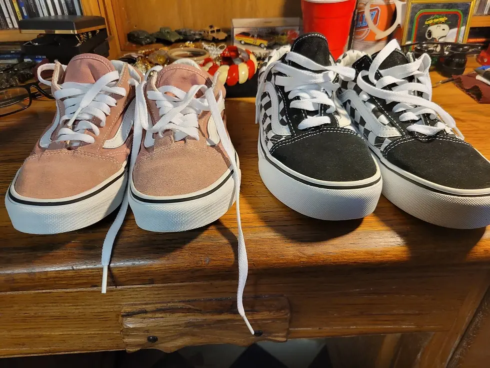 Thumbnail: 2 Pair Vans Checkerboard Old Skool Size 6.5