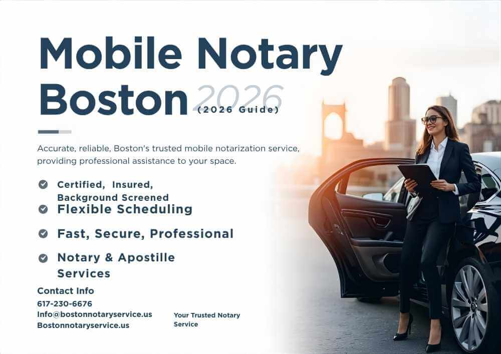 Mobile Notary Boston (2026 Guide) – Notary Public Who Travels to You