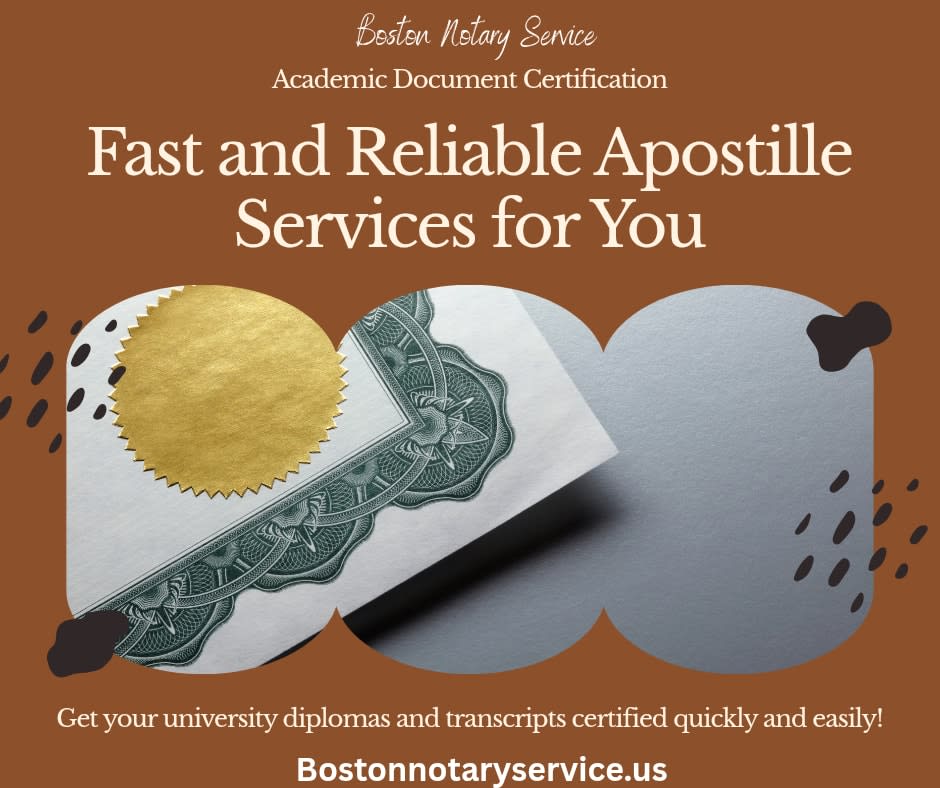 Massachusetts Apostille Services for University Diplomas and Transcripts