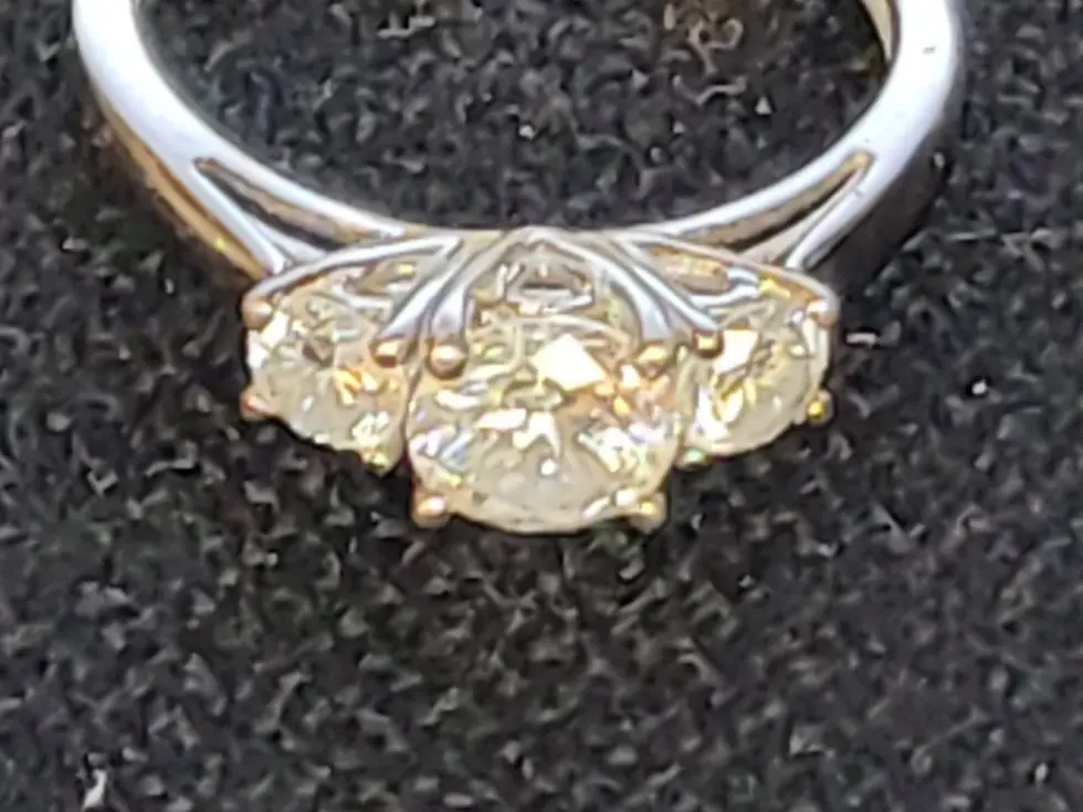 Thumbnail: Sterling Silver CZ Engagement Ring Size 8