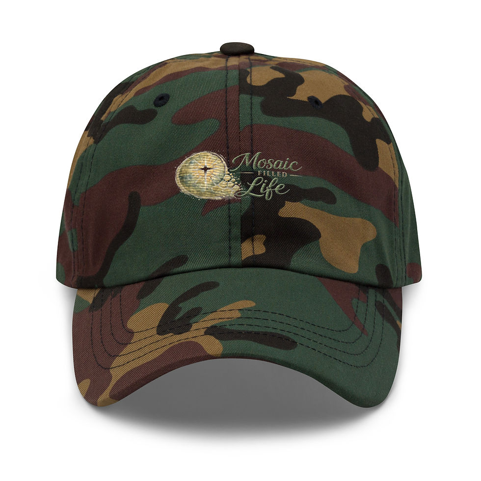 Thumbnail: Mosaic Filled Life Embroidered Dad hat