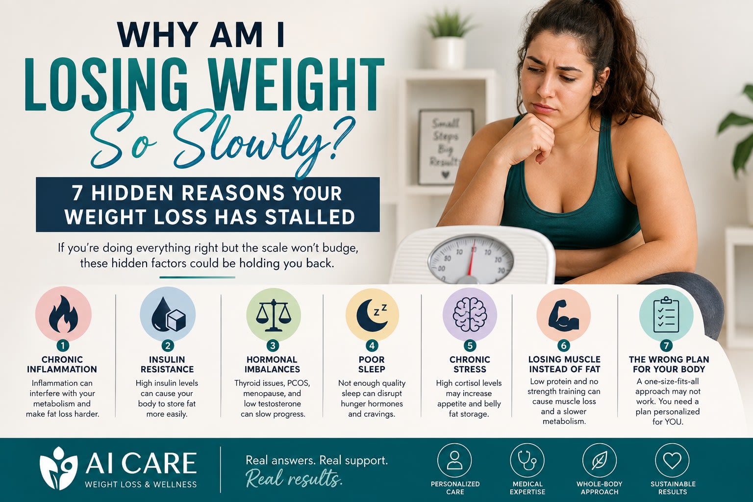 Why Am I Losing Weight So Slowly? 7 Hidden Reasons Your Weight Loss Has Stalled